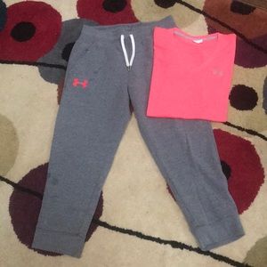 Under Armour Joggers & Tee Set